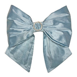 Something Blue - Antoinette Silk Bow Barrette