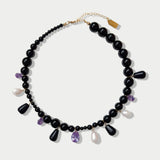 Elara Necklace in Black Onyx