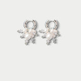 Constellation Hoop Earrings in Clear