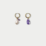 Eris Mismatched Hoop Earrings in Gold