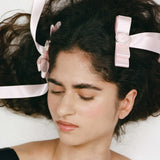 Drusilla Bow Barrettes - Ballet Slipper Satin