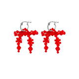 Crystalline Mini Bow Earrings