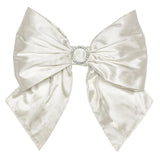 Antoinette Bow Barrette - Ivory Silk