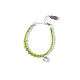 Francesca Crystal Bracelet in Lime