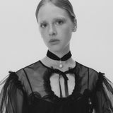 The Martha Necklace - Amaryllis Velvet