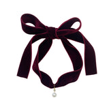 The Martha Necklace - Amaryllis Velvet