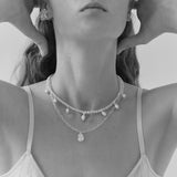 Francesca Crystal Necklace in Pink