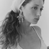 Conley Mismatched Earrings in Rose Quartz