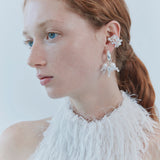 Constellation Hoop Earrings in Clear
